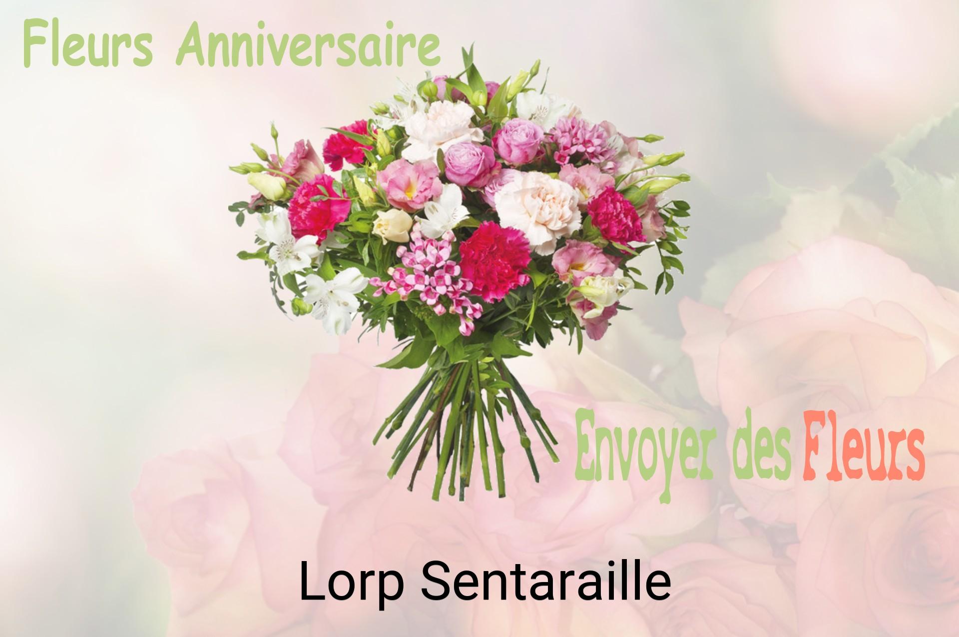 Bouquet de fleurs d’anniversaire livré à Lorp-Sentaraille